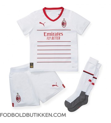 AC Milan Davide Calabria #2 Udebanetrøje Børn 2022-23 Kortærmet (+ Korte bukser)